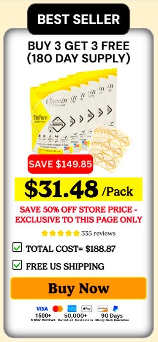Maximum savings TrimPure Gold Patch 6 packs package